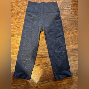 Lulu lemon Navy blue cropped leggings
